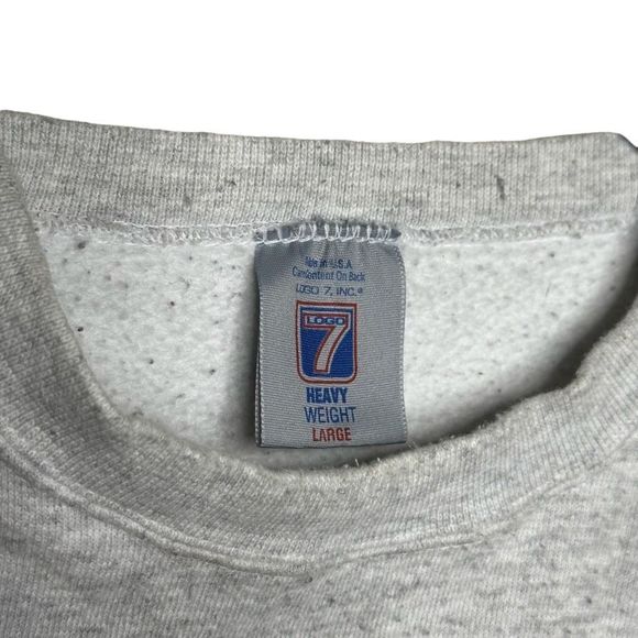 Vintage Logo 7 Seattle Seahawks Sweatshirt Large - Picture 4 of 4